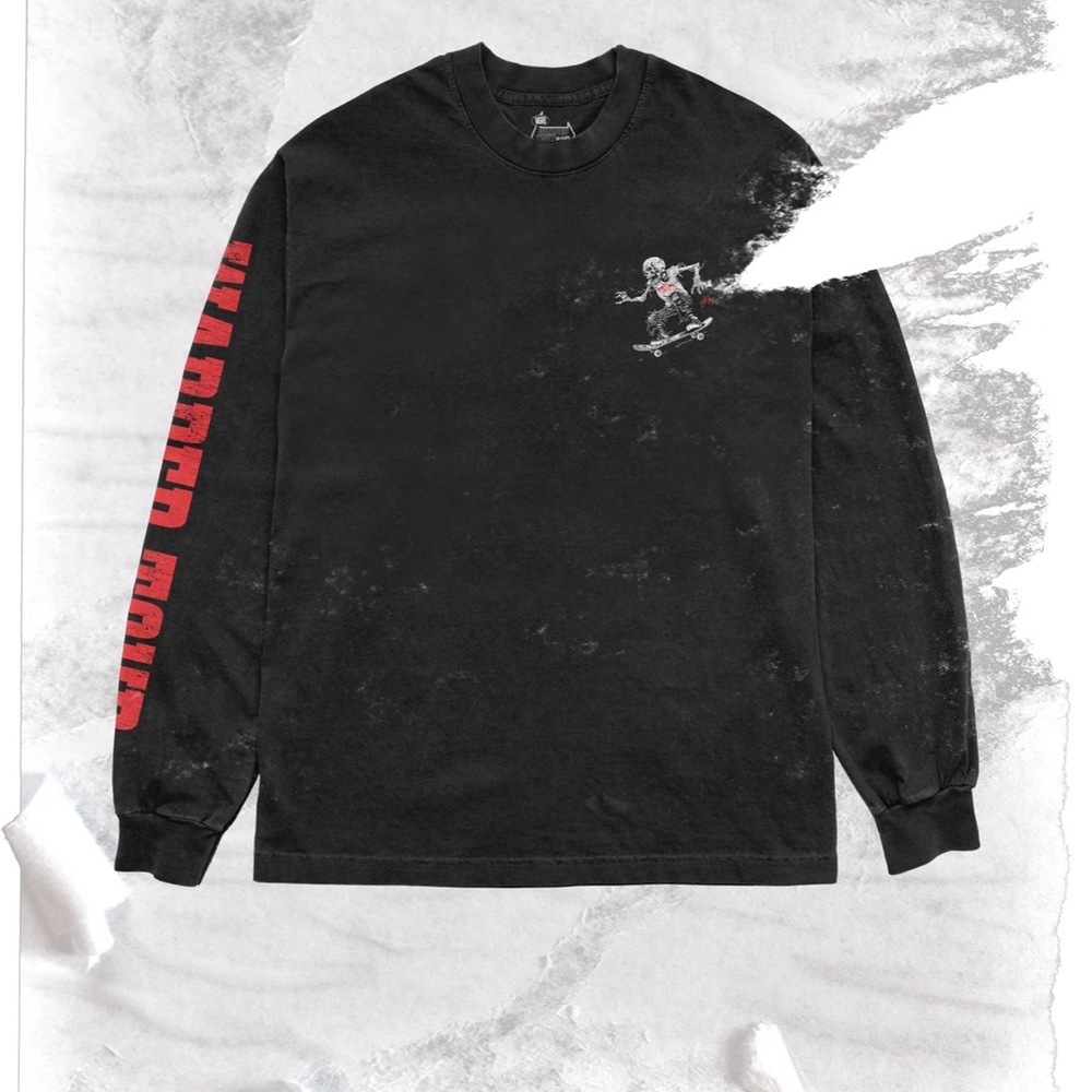 Black Warped Tour 2025 Graphic Long Sleeve Shirt